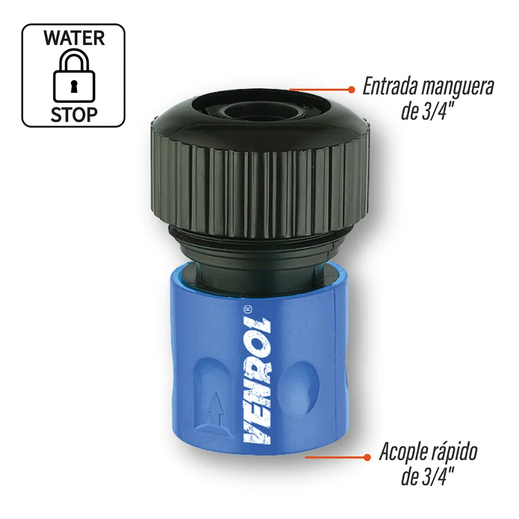 Acople rápido de 3/4″
