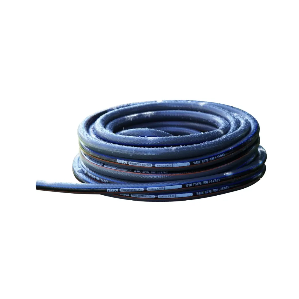 Manguera reforzada tricapa de 1/2″ x 15 m
